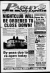 Paisley Daily Express Monday 18 January 1993 Page 1