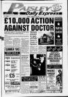 Paisley Daily Express Friday 29 January 1993 Page 1