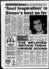 The Pbilev DailVEkjbtes'si Wednesday March 3' 993 MIDWEEK MUSIC ‘Soul Inspiration’ is Simon’s best so far ALREADY established as one