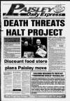 Paisley Daily Express Monday 19 April 1993 Page 1