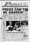 Paisley Daily Express Thursday 19 August 1993 Page 1