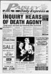 Paisley Daily Express Wednesday 01 September 1993 Page 1