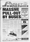 Paisley Daily Express Monday 15 November 1993 Page 1