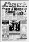 Paisley Daily Express Friday 19 November 1993 Page 1