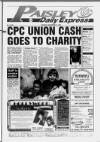 Paisley Daily Express Tuesday 21 December 1993 Page 1