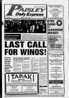 Paisley Daily Express Friday 01 July 1994 Page 1