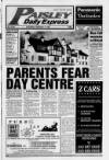 Paisley Daily Express Saturday 11 February 1995 Page 1