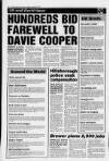 The Paisley Daily Express Tuesday March 28 1 995 UK and World News HUNDREDS BID FAREWELL TO DAVIE COOPER HUNDREDS