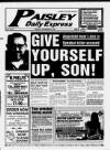Paisley Daily Express Monday 04 December 1995 Page 1