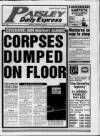 Paisley Daily Express Monday 15 January 1996 Page 1