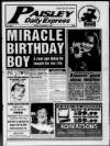 Paisley Daily Express Friday 01 November 1996 Page 1
