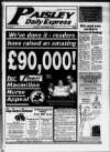 Paisley Daily Express Monday 23 December 1996 Page 1