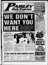 Paisley Daily Express Monday 30 December 1996 Page 1