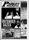 Paisley Daily Express Thursday 26 February 1998 Page 1