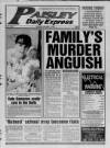 Paisley Daily Express Monday 04 January 1999 Page 1