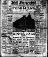 Irish Independent Saturday 02 January 1909 Page 1