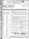 Irish Independent Saturday 12 March 1932 Page 1