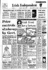 Irish Independent Saturday 18 January 1986 Page 1