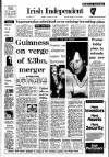 Irish Independent Monday 20 January 1986 Page 1
