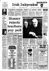 Irish Independent Saturday 08 February 1986 Page 1