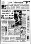Irish Independent Saturday 08 March 1986 Page 1