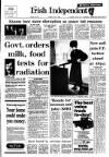 Irish Independent Tuesday 06 May 1986 Page 1