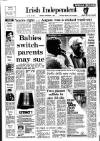 Irish Independent Monday 01 September 1986 Page 1