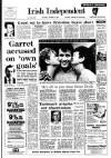 Irish Independent Saturday 04 October 1986 Page 1