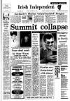 Irish Independent Monday 13 October 1986 Page 1