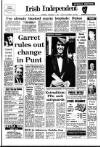 Irish Independent Saturday 13 December 1986 Page 1