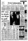 Irish Independent Saturday 14 February 1987 Page 1