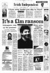 Irish Independent Thursday 05 November 1987 Page 1