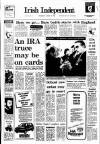 Irish Independent Wednesday 13 January 1988 Page 1