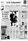 Irish Independent Saturday 16 January 1988 Page 1