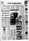 Irish Independent Saturday 16 July 1988 Page 1
