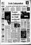 Irish Independent Friday 29 July 1988 Page 1