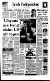 Irish Independent Friday 06 January 1989 Page 1