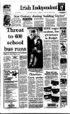Irish Independent Friday 20 January 1989 Page 1