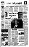 Irish Independent Friday 10 March 1989 Page 1