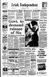 Irish Independent Wednesday 16 August 1989 Page 1
