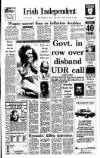 Irish Independent Friday 22 September 1989 Page 1