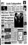 Irish Independent Wednesday 27 September 1989 Page 1