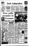 Irish Independent Thursday 09 November 1989 Page 1