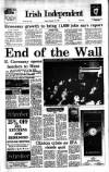Irish Independent Friday 10 November 1989 Page 1
