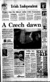 Irish Independent Saturday 25 November 1989 Page 1