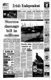 Irish Independent Monday 18 December 1989 Page 1