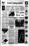 Irish Independent Thursday 21 December 1989 Page 1
