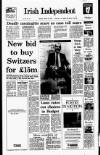 Irish Independent Thursday 25 January 1990 Page 1