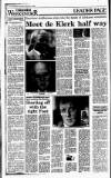 Irish Independent Saturday 17 February 1990 Page 8