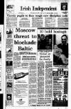 Irish Independent Saturday 14 April 1990 Page 1